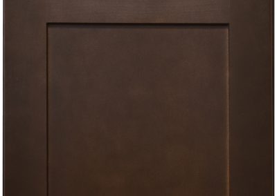 Wooden Alegra Style Verismo, Dark Red Brown Wood Grain Cabinet Door and Drawer