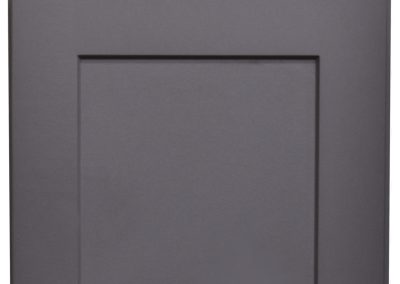 Wooden Powder Coat Style Dark Gray, Cabinet Door and Drawer